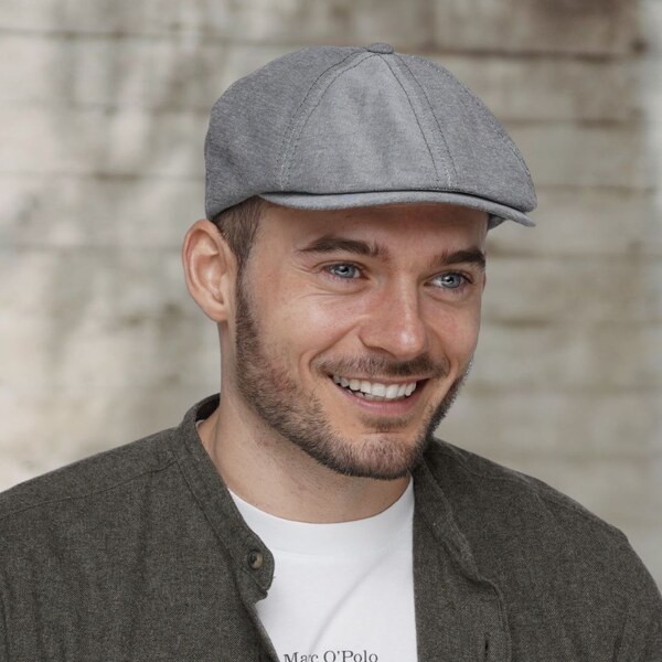 Letná bavlnená šedá bekovka Krumlovanka s reguláciou veľkosti Krm-0005 62406968