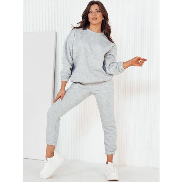 BASIC Svetlosivá tepláková súprava ARIELLA PREMIUM AY0780 36944073