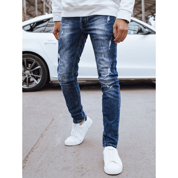 BASIC Modré pánske džínsy UX3995 42006287