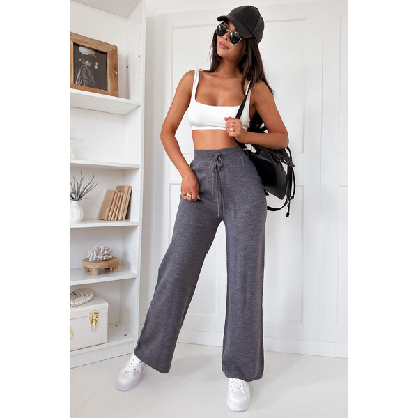 BASIC Sivé voľné nohavice LAKELIFE UY1687 46100551