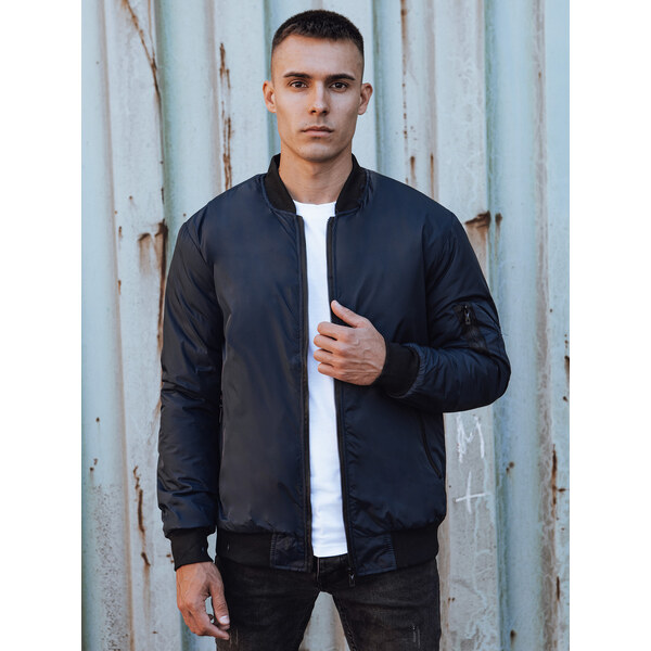 BASIC Tmavomodrá pánska bombera TX4859 57479050