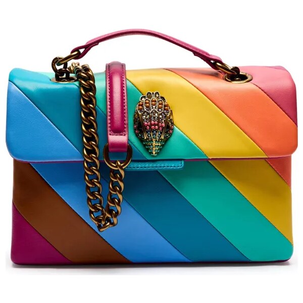 Kurt Geiger Kožená kabelka na rameno KENSINGTON 62407450