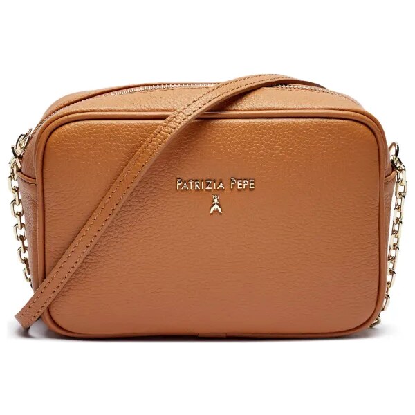 Patrizia Pepe Kožená crossbody kabelka 62407516