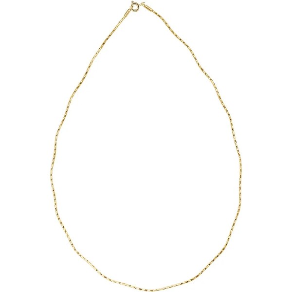 MAJYA Strieborná retiazka WADE 40 cm | šírka 1 mm pozlátená 11596 64582731