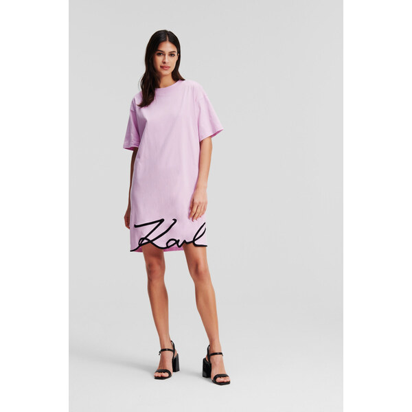 ŠATY KARL LAGERFELD KARL SIGNATURE HEM DRESS 49072244