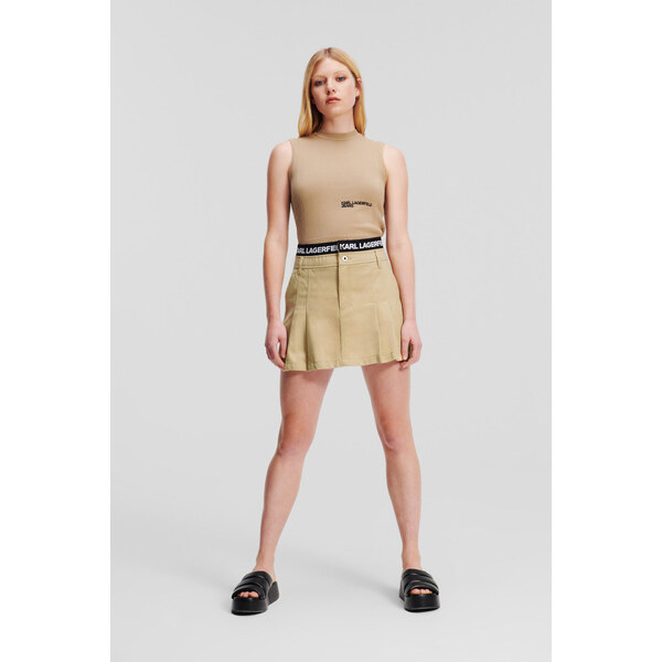 SUKŇA KARL LAGERFELD JEANS KLJ LOGO PLEATED SKIRT 49072267