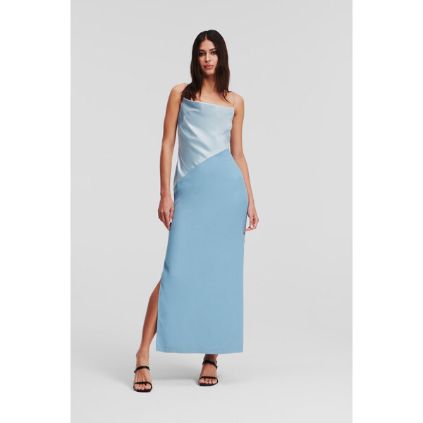 ŠATY KARL LAGERFELD KARL CHARM SATIN DRESS 49089619