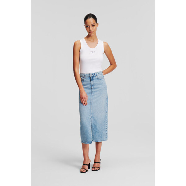 SUKŇA KARL LAGERFELD MAXI DENIM SKIRT 49441167