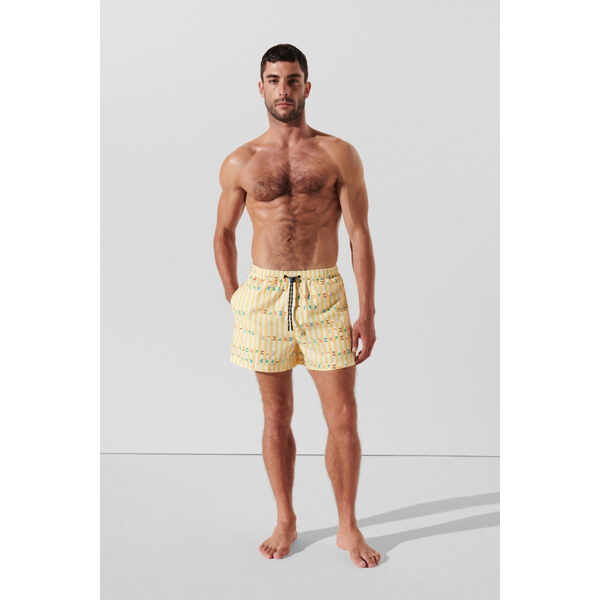 PLAVKY KARL LAGERFELD STRIPE AOP SHORT BOARDSHORTS 53046759