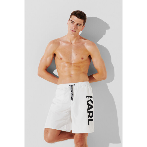 PLAVKY KARL LAGERFELD KARL LOGO LONG BOARDSHORTS 53046761