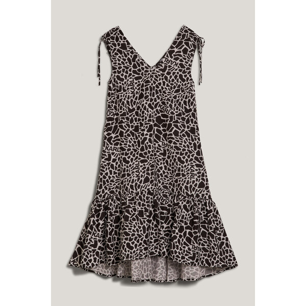 ŠATY KARL LAGERFELD LINEN BLEND DRESS 54463526