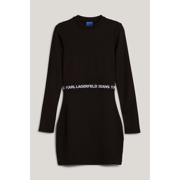 ŠATY KARL LAGERFELD JEANS KLJ FITTED LSLV TEE DRESS 60519398