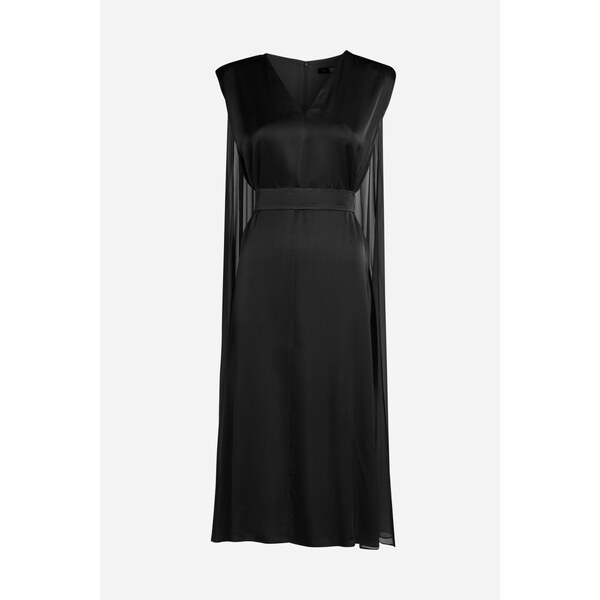 ŠATY KARL LAGERFELD MIDI CEREMONY CAPE DRESS 55591148
