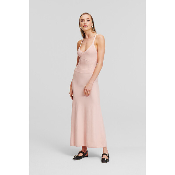 ŠATY KARL LAGERFELD SLEEVELESS KNIT DRESS 55591157