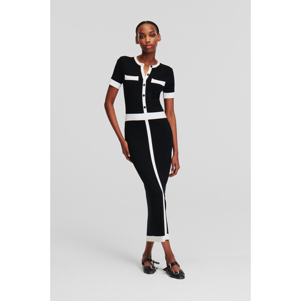 ŠATY KARL LAGERFELD CLASSIC KNIT DRESS 55591153