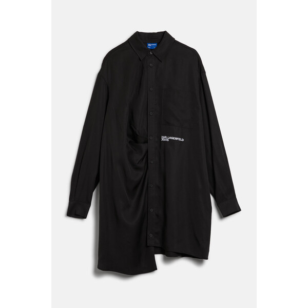 ŠATY KARL LAGERFELD JEANS KLJ ASYMMETRIC SHIRT DRESS 57077101