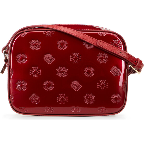 Wittchen Dámska crossbody z lakovanej kože červená 29-4E-025-3 66066341