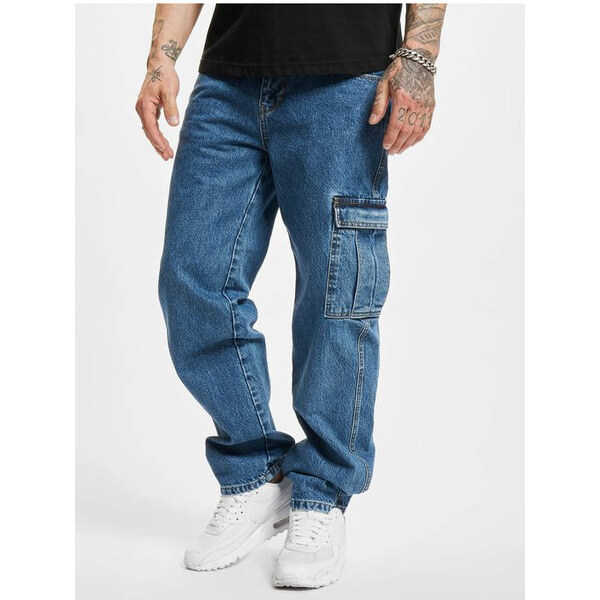 Dangerous DNGRS nohavice pánské L:34 Baggys Mid Blue kapsáče 62425537