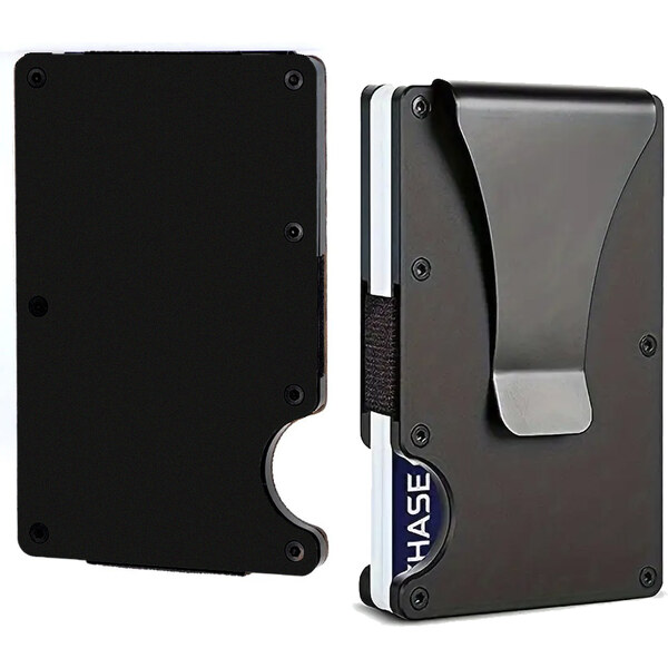 Handel Kovová minimalistická peňaženka s RFID ochranou - Vybraný alebo 62425748