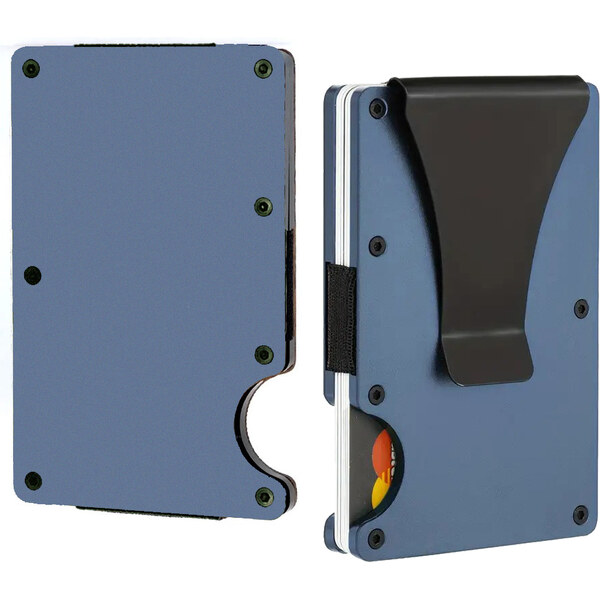 Handel Kovová minimalistická peňaženka s RFID ochranou - Vybraný alebo 62425751