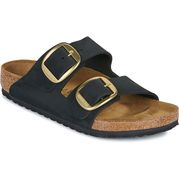 BIRKENSTOCK Šľapky Arizona Big Buckle LENB Black (gold) BIRKENSTOCK 62504999