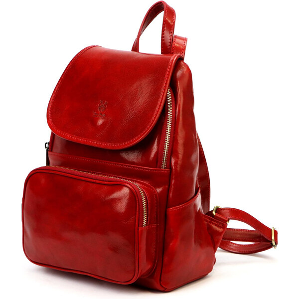 Dámsky kožený batoh Florence červený (KZ56638) 11l 62425805