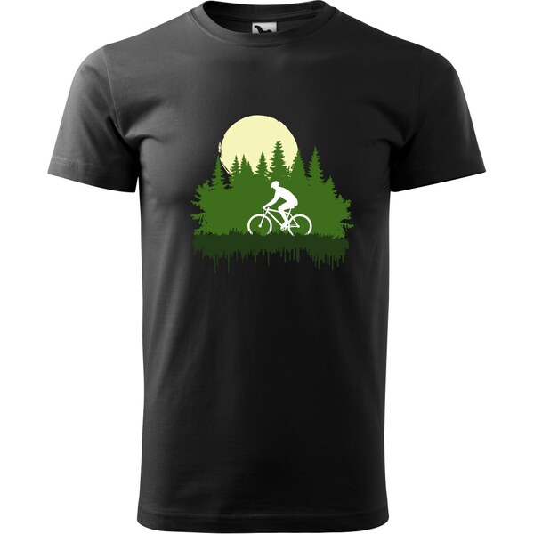 Handel Tričko - Cyklista a les 62426253