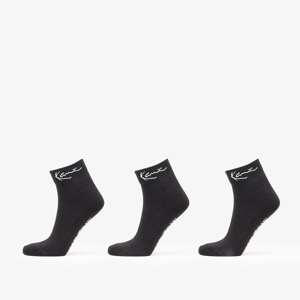 Karl Kani Signature Ankle Socks 3-Pack Black 39-42 62426338