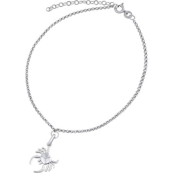 Ligot Strieborná retiazka na nohu Rak ZT15081104VSW 62426298