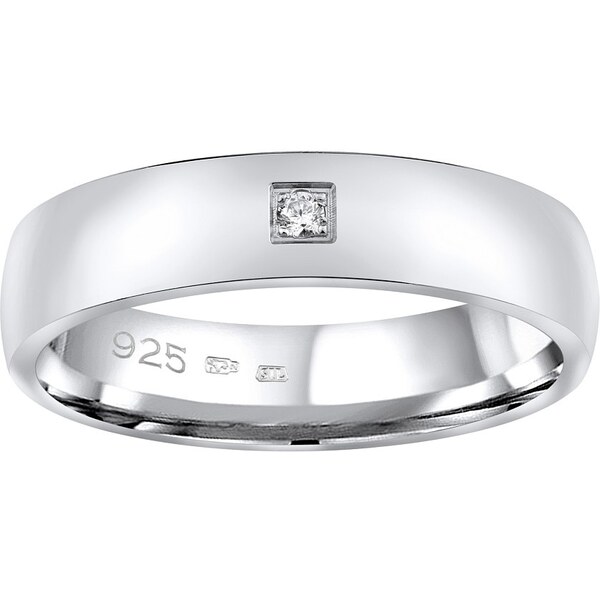 Ligot Strieborný prsteň POESIA v prevedení so zirkónom 62426464