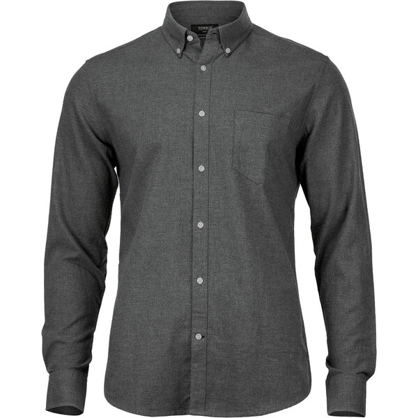 Luxusná flanelová košeľa s golierom na gombíky a vreckom Calverton 62426770