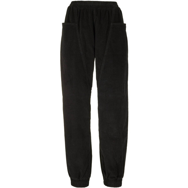 bonprix Kordové nohavice z bavlneného mixu, farba čierna 45900691