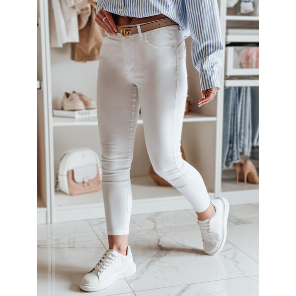 BASIC Biele dámske skinny rifle TRENZI UY2443 62427021