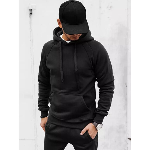 Čierna pánska basic mikina BX5559 38751669