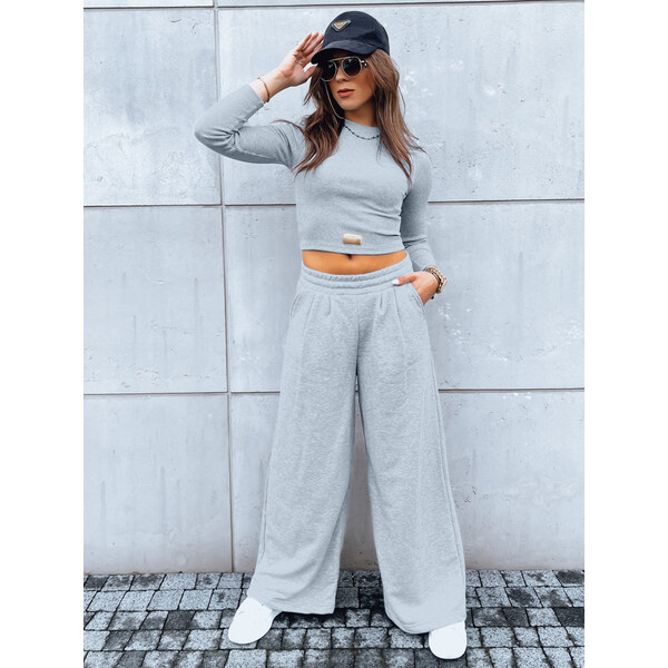 BASIC Sivý komplet trička a nohavíc ASTRAL ALLURE AY0904 45531683