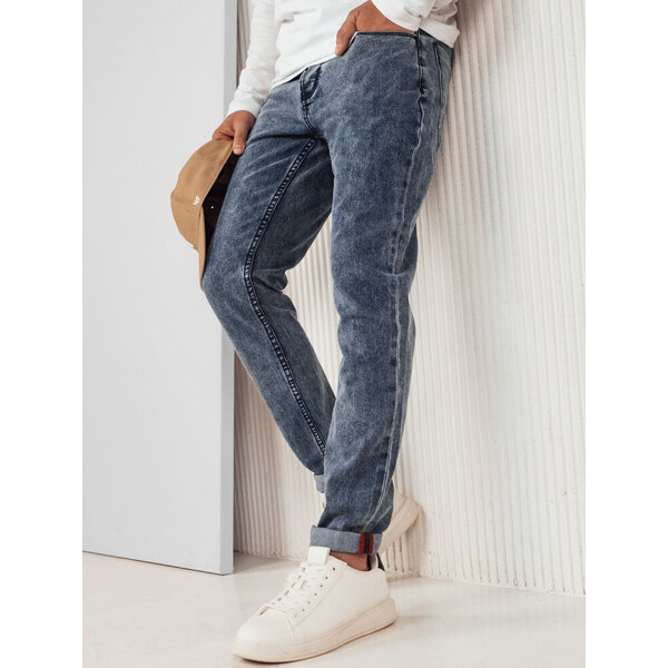 BASIC Tmavomodré džínsové nohavice UX4234 49825316