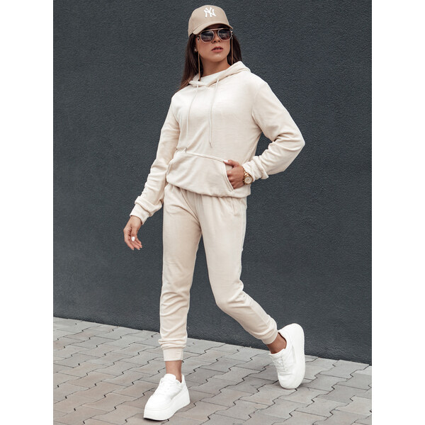 BASIC Smotanová velúrová tepláková súprava RELAX FIT AY1066 56436977