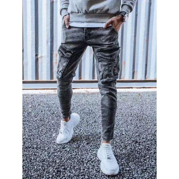 BASIC Tmavo sivé pánske kapsáče UX3260 28662961