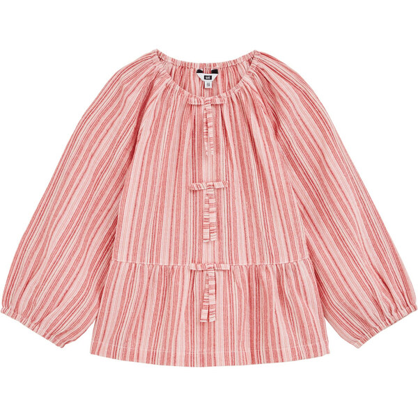 WE Fashion Blúzka ružová / staroružová / šedobiela 62662303