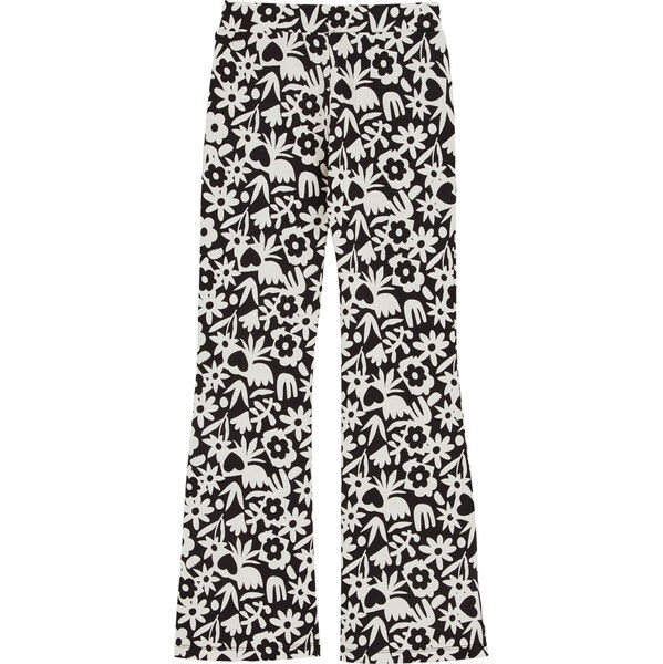 WE Fashion Nohavice čierna / biela 62434174