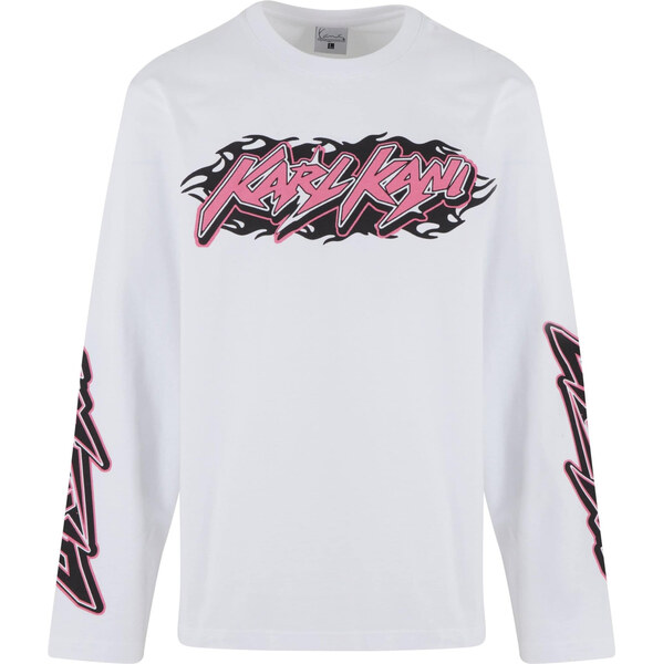 Karl Kani Tričko svetloružová / čierna / biela 62434220