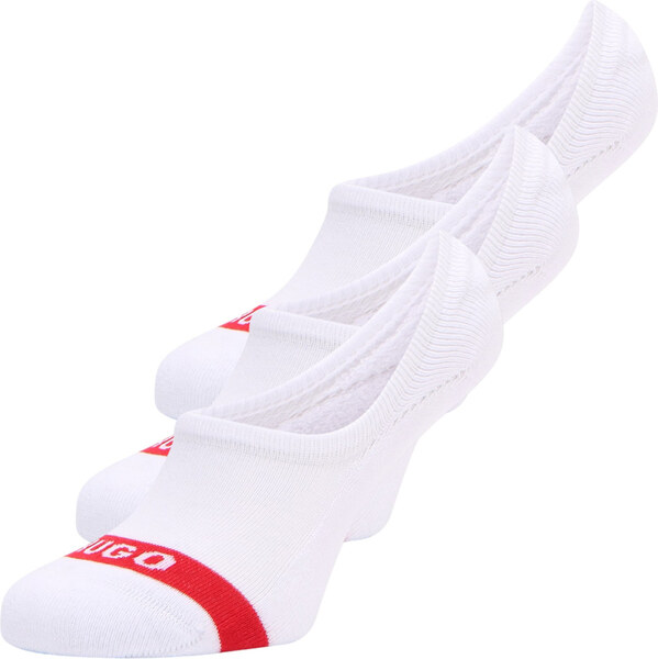 HUGO Ťapky červená / biela 62434471