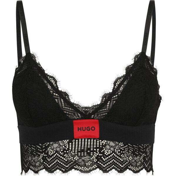 HUGO Podprsenka krvavo červená / čierna 62434715