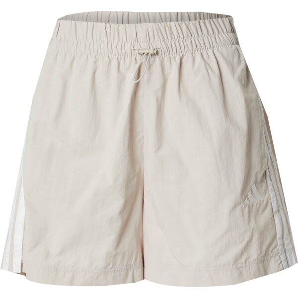 ADIDAS SPORTSWEAR Športové nohavice béžová / biela 62434499