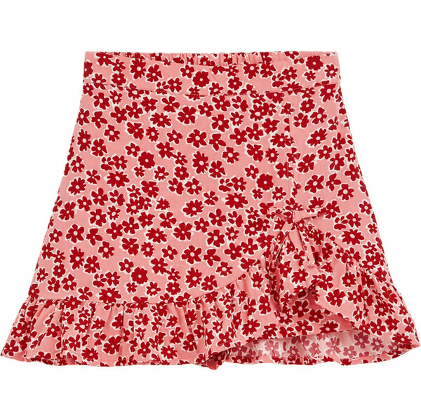 WE Fashion Sukňa ružová / červená / biela 62434177