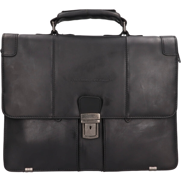 Pánska kožená aktovka The Chesterfield Brand Stutgart - čierna 64167674
