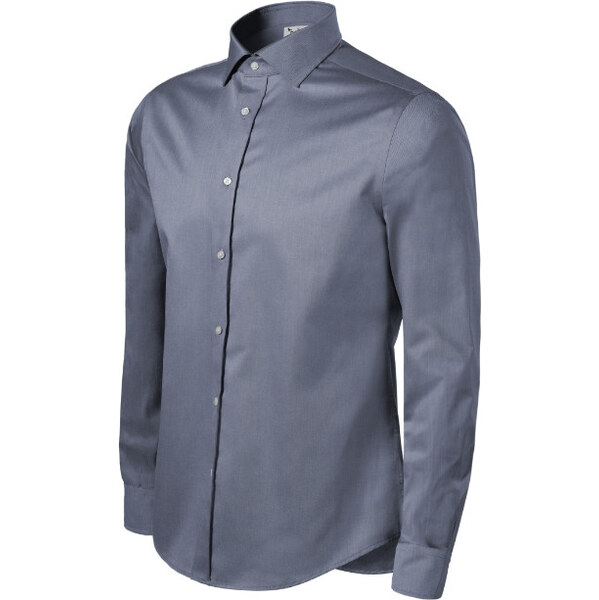 MALFINI, a.s. Pánska košeľa Journey storm gray melange 62441064