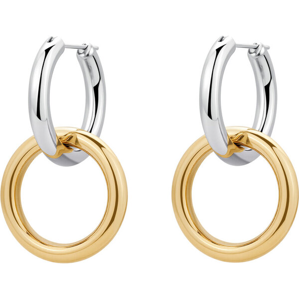 Brosway Okrúhle dvojfarebné oceľové náušnice 2v1 Aura BAU21 66588463