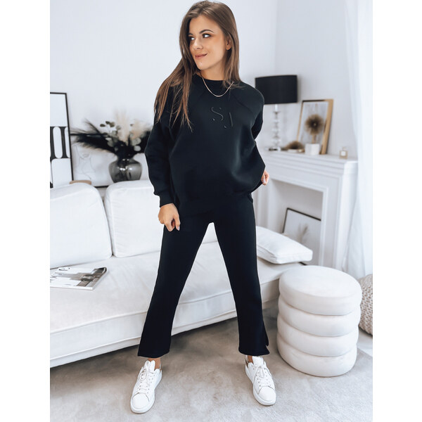 BASIC Čierna zateplená tepláková súprava FILAR AY0750 36584914