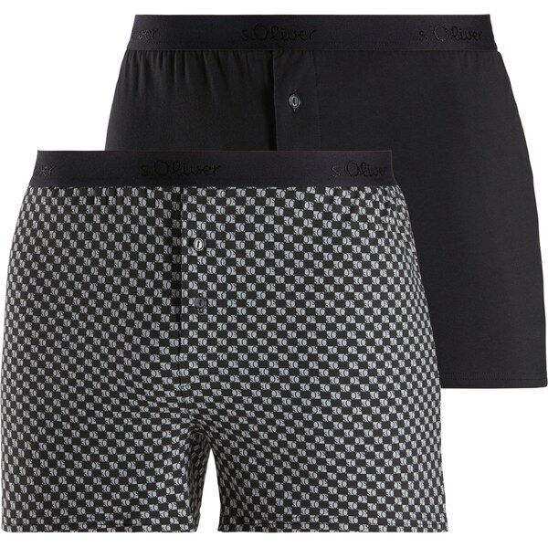 s.Oliver Boxerky svetlosivá / čierna 62462747